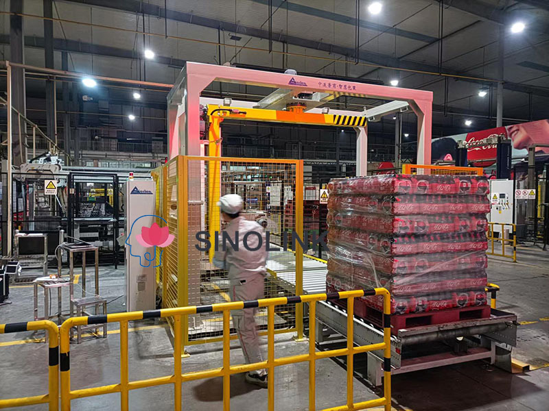 Envolvedora totalmente automática de estiramento de braço rotativo