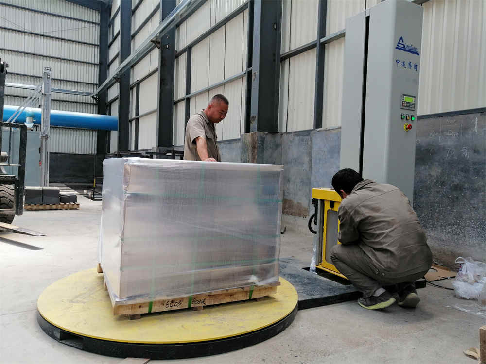 Máquina de embalagem de filme estirável especial