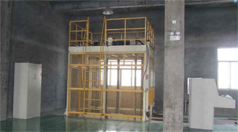 Transportador de elevação vertical de carga pesada não tripulado totalmente automático