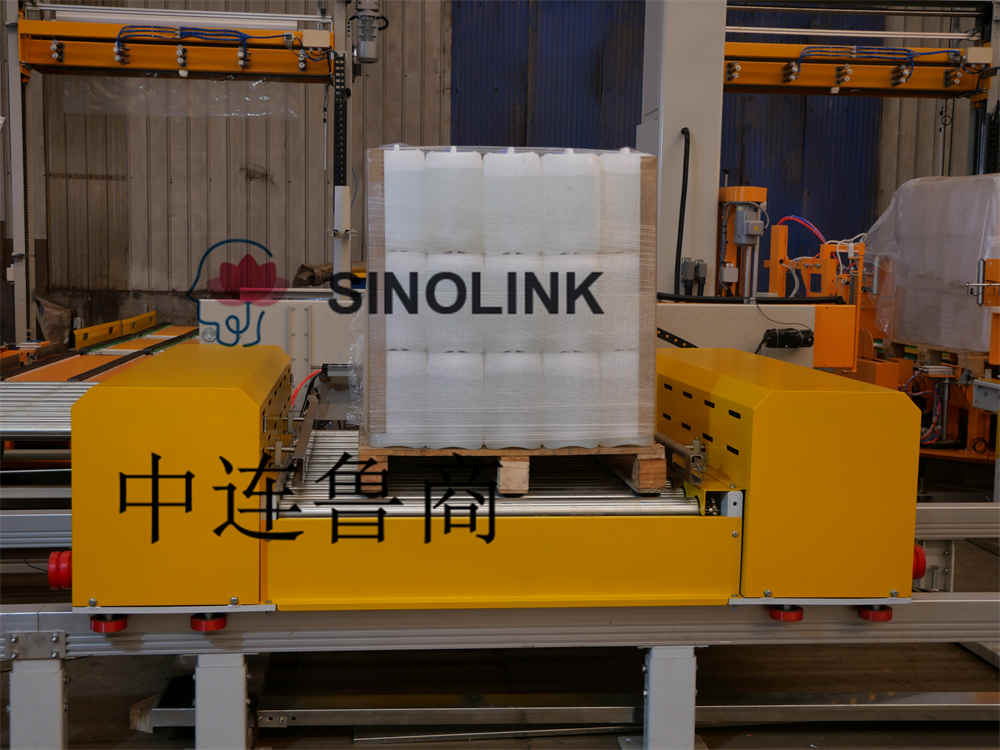 Máquina de embrulhar paletes de canto de papel Lenthen on-line totalmente automática