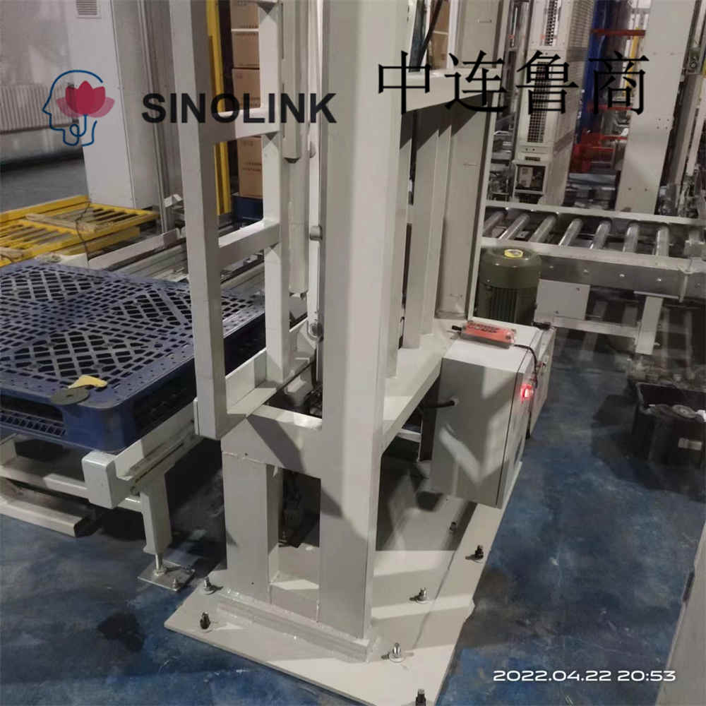 Pusher de separação de carga paletizada totalmente automática