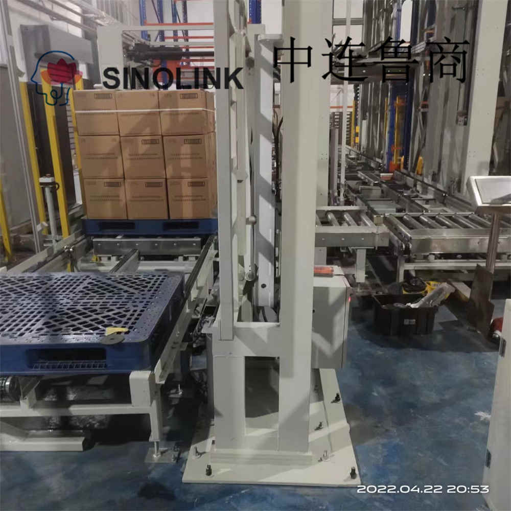 Pusher de separação de carga paletizada totalmente automática