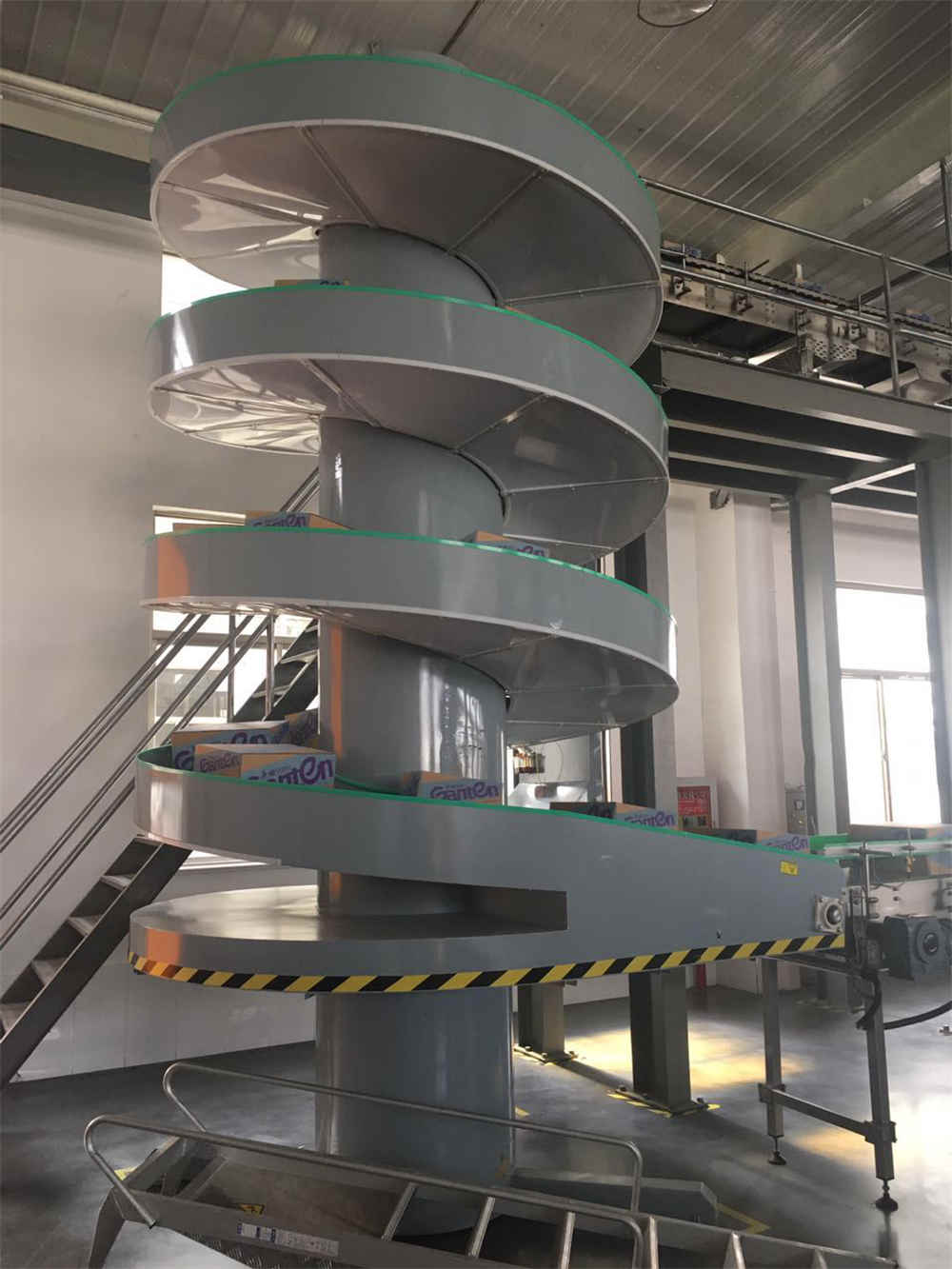 Rosca Transportadora Alternativa Totalmente Automática Transportadora de Correia