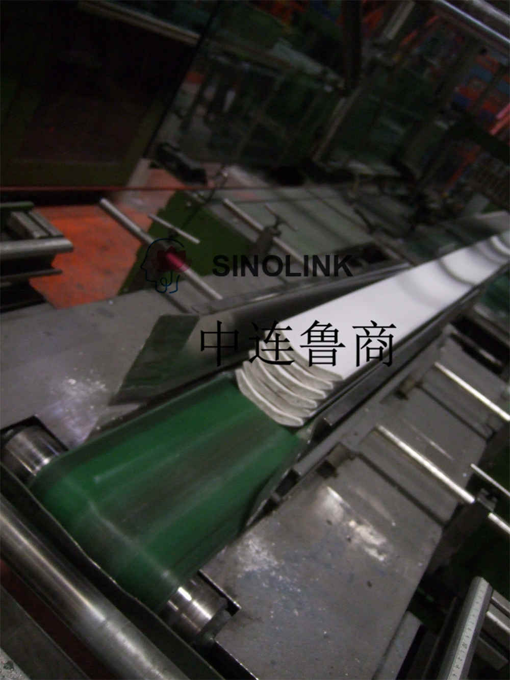 Transportador de correia automático para linhas de gesso ou placa de fio longo