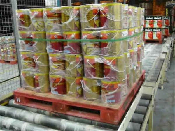 Máquina de cintar automática completa de palete horizontal