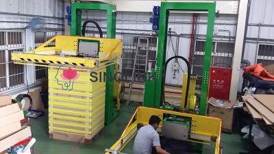 Máquina de cintar automática completa de palete horizontal