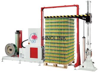 Máquina vertical automática de cintar paletes