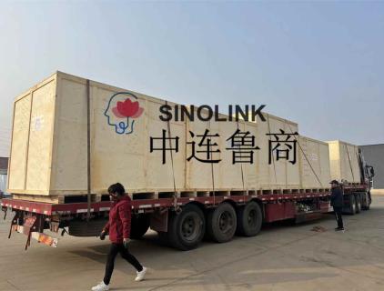 Entrega para máquina de embalagem de filme extensível e filme de cobertura