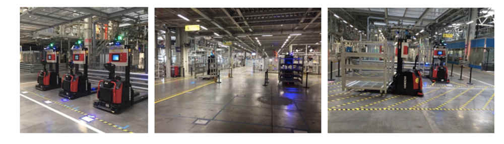 Empilhadeira não tripulada AGV AGV Unmanned Forklift