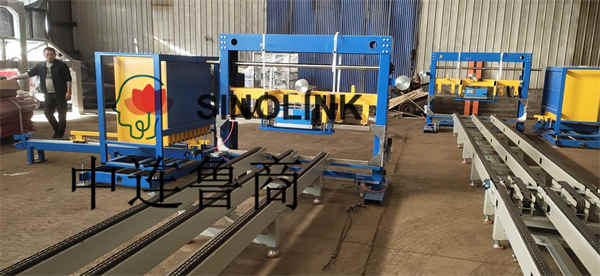 Telha de aço colorida tipo clipe automático (placa de perfil) Materiais de construção Sistema de cintas de blocos de madeira Automatic Clip Type Color Steel Tile (Profile Plate) Building Materials Wooden Blocks Strapping System