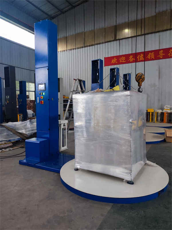 Máquina embaladora de paletes pré-estirada padrão para vendas Standard Pre-stretch Pallet Wrapper Machine For Sales