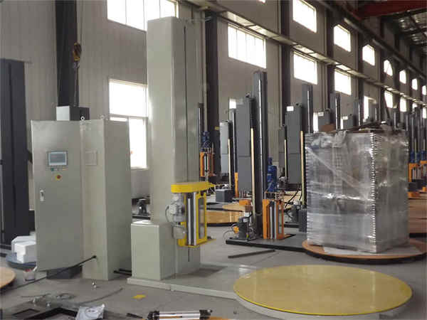 Máquina embaladora de paletes pré-estirada padrão para vendas Standard Pre-stretch Pallet Wrapper Machine For Sales