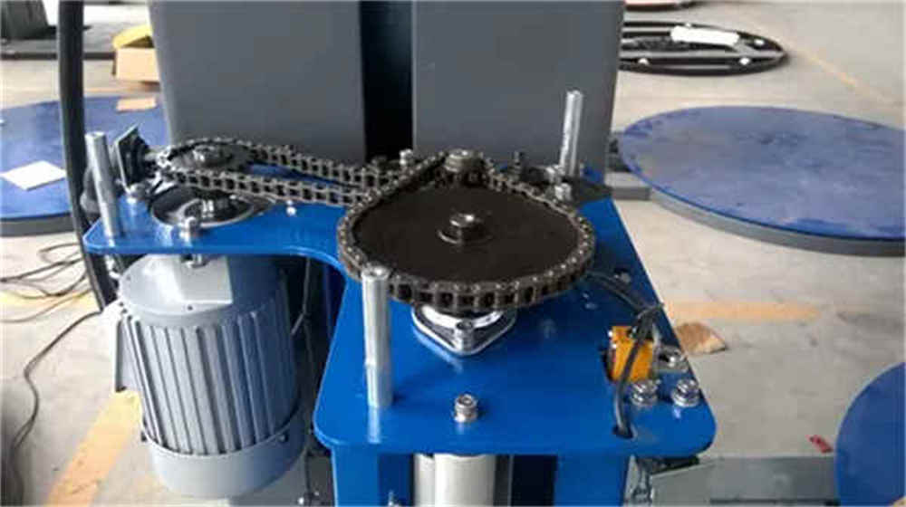 Máquina de embalagem de paletes semi -automática Máquina de embalagem de paletes semi -automática