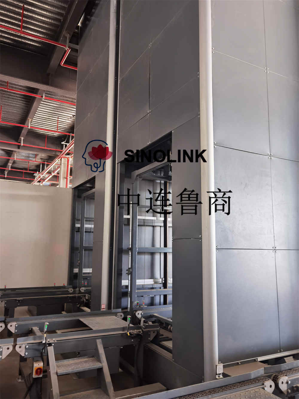 Transportador de elevação vertical de carga pesada não tripulado totalmente automático Fully Automatic Unmanned Heavy Load Vertical Lifting Conveyor